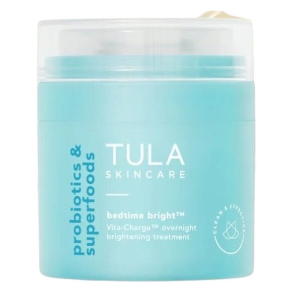 TULA SKINCARE Bedtime Bright Overnight Brightening Treatment $58 MSRP‎ - Picture 1 of 10